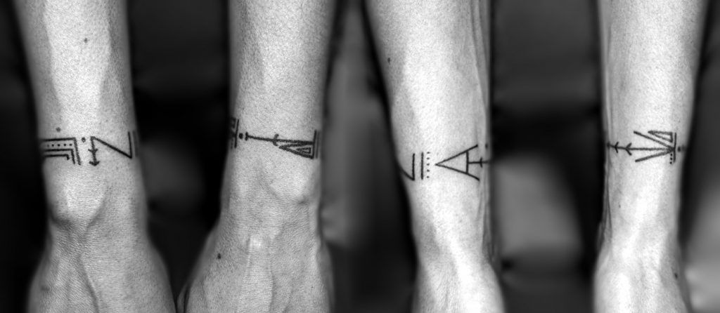 Hand Poked Tattoo
