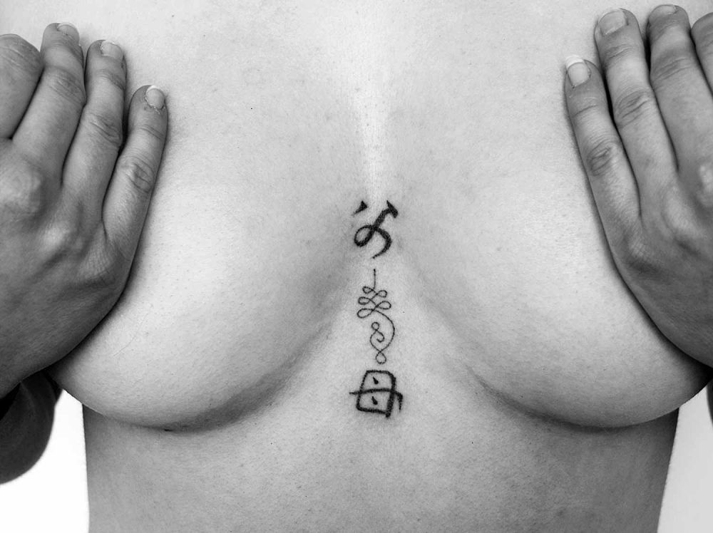 Underboob Mandala Tattoo