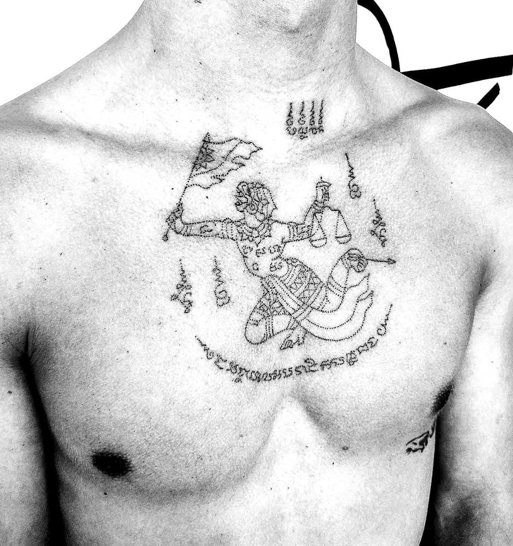 Sak Yant Tatouage Bouddhiste